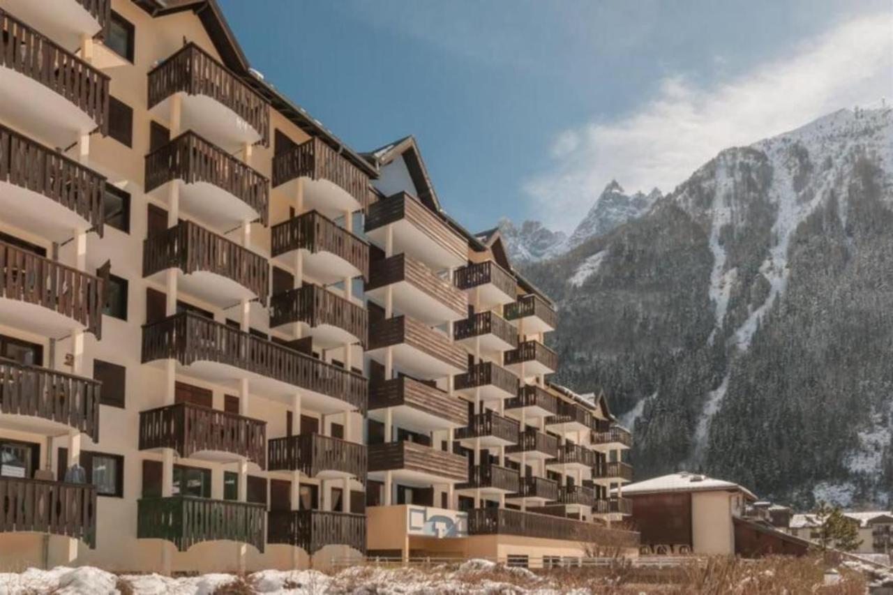Confortable appt de 55 m avec BALCON-VUE Chamonix Extérieur photo